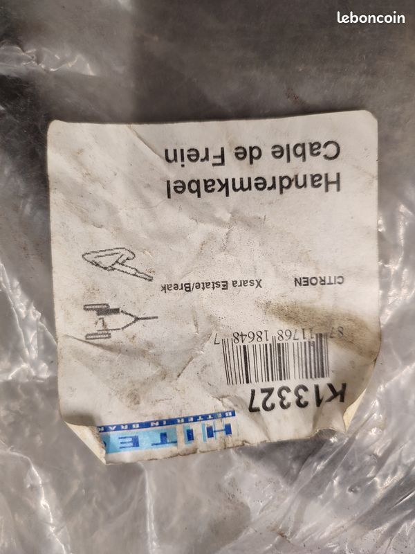 Frankberg 2x Câbles De Frein à Main Arrière Frein à Disque