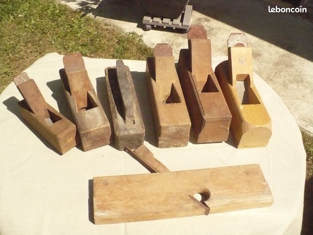 1 lot de rabots en bois (image 1)