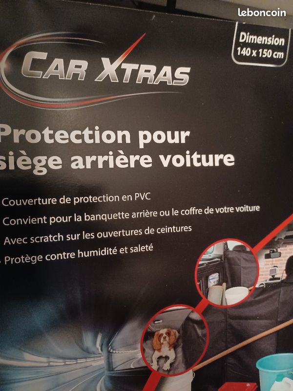 Protege dossier arriere de voiture en PVC pour proteger l'arriere des sieges