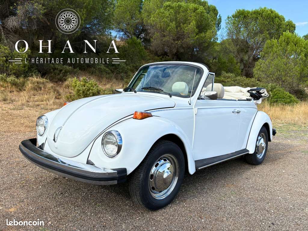 VOLKSWAGEN COCCINELLE 1303 TRIPLE WHITE restaurée avec soin (image 1)