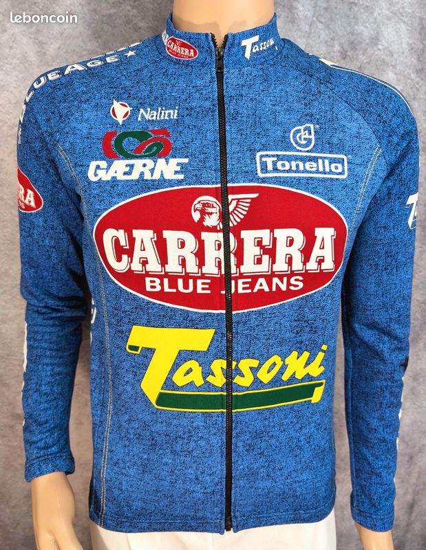 Veste Cyclisme Vintage Nalini Manches Longues - Taille M, Verte, Fermeture éclair Complète