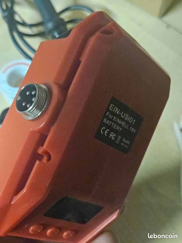 Kit Fer à Souder Sans Fil Einhell Power X-Change 18V 60W - LCD, 180-480°C, Accessoires Complets