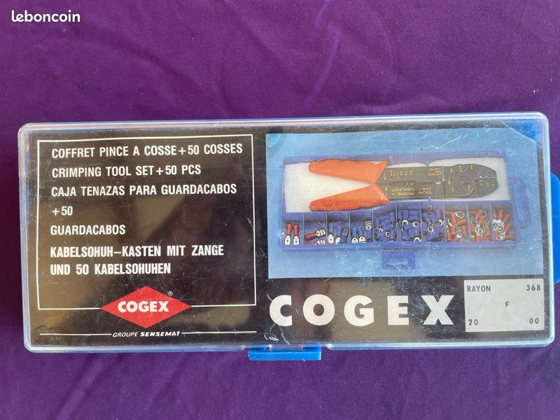 Coffret de pince à cosse avec 50 cosses (image 1)