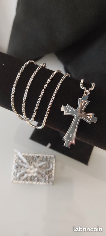 Collier Croix - Argent - Les Précieuses