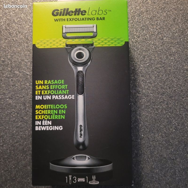 Rasoir Gillette Labs - Lames Double Tranchant, Neuf Sous Blister