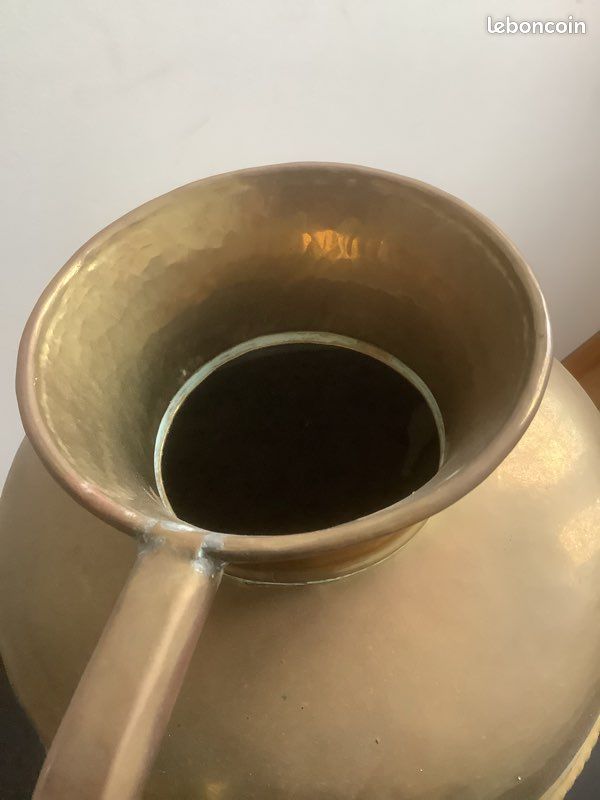 Cane pot à lait normand laiton (image 2)