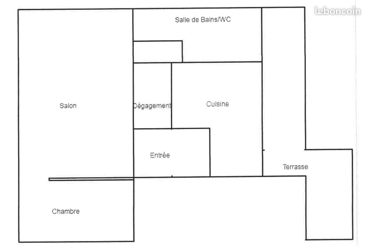 Appartement 2 pièces 45 m² · à Strasbourg · 45 m² · 710 €/mois