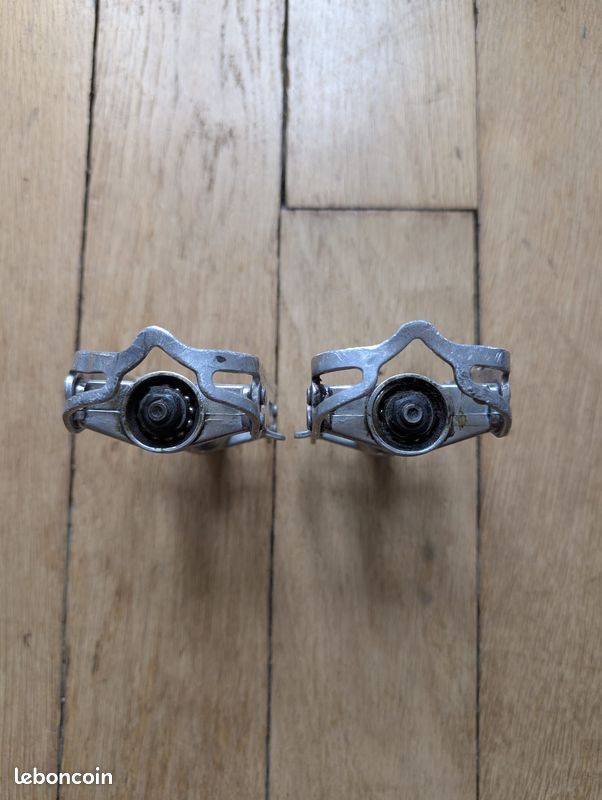 Pédales CAMPAGNOLO GRAN SPORT ancien vintage Peugeot pedal