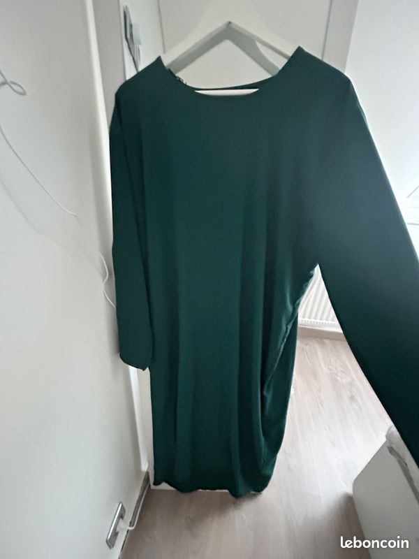Abaya vert menthe (image 2)
