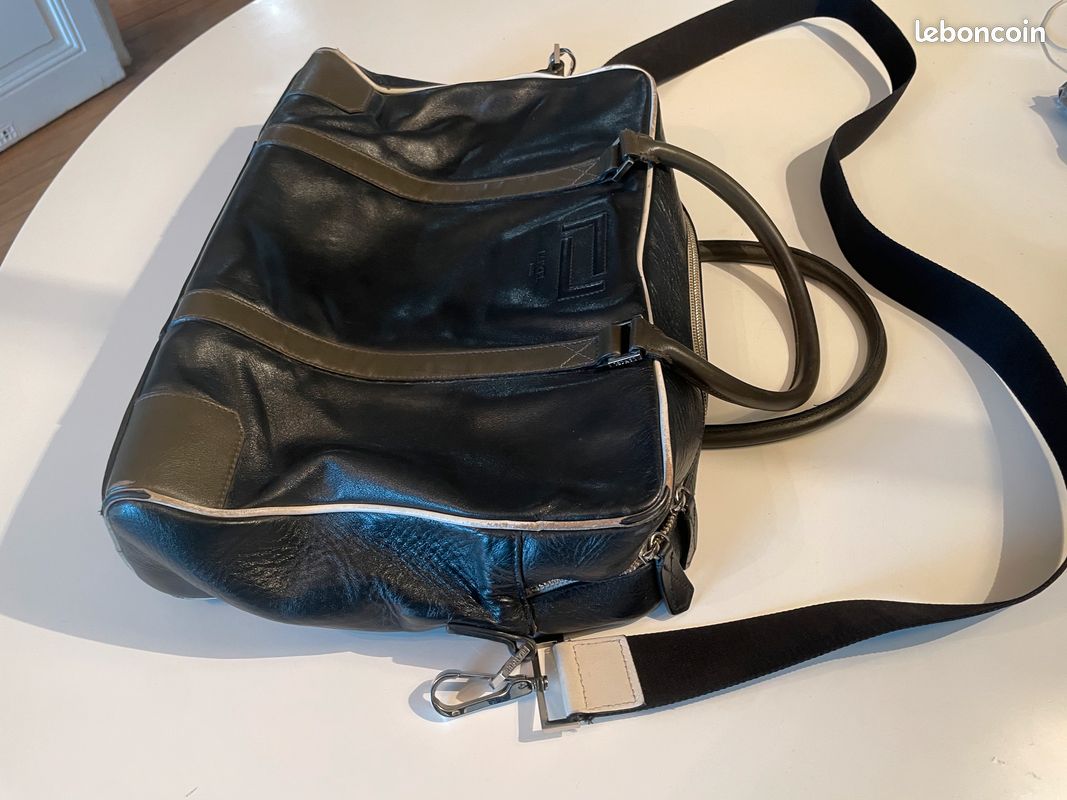 Porte Document Besace LANCEL noir (image 5)