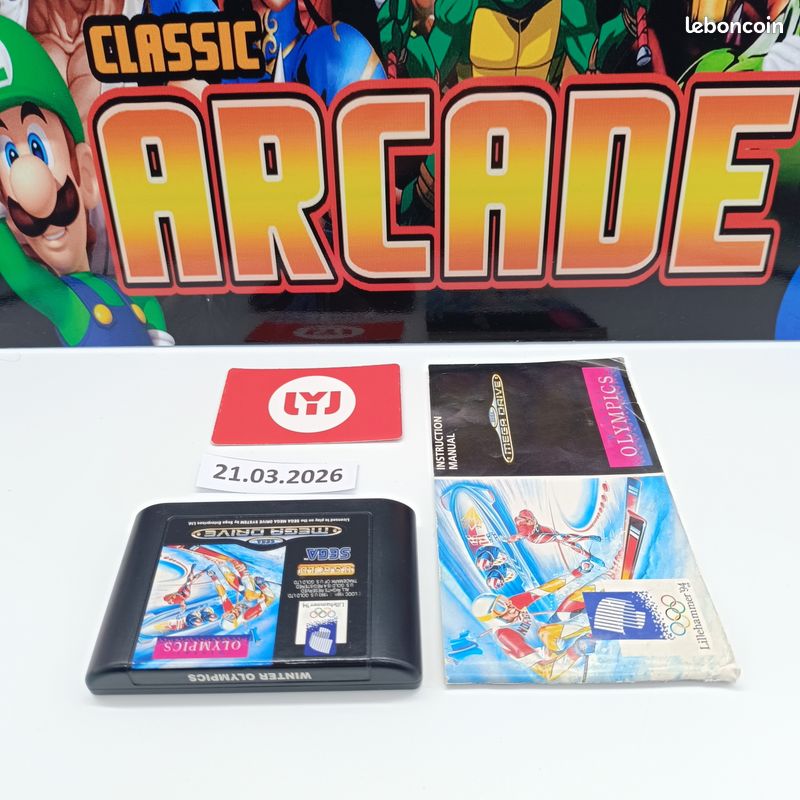 WINTER OLYMPICS SEGA MEGADRIVE  MD  PAL-EURO  SANS NOTICE Without Manual 5013442556412