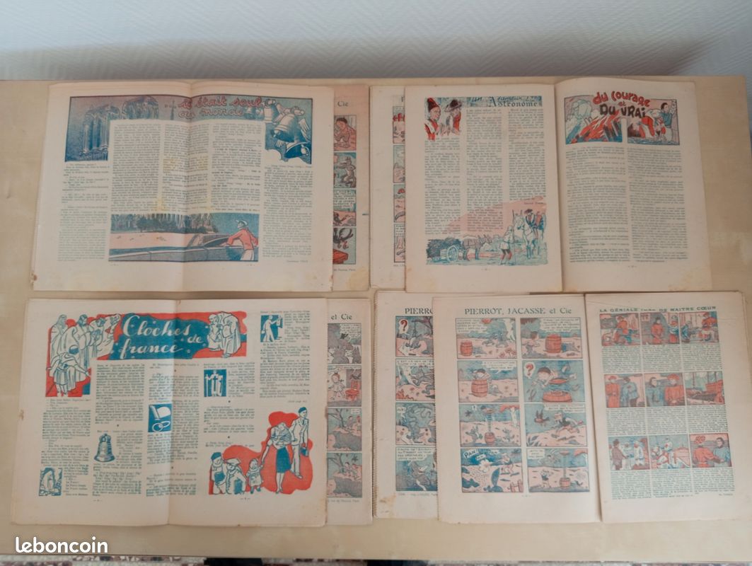 Lot de 7 fascicules collection "Belles Histoires de Vaillance" 1940-1942 (image 3)