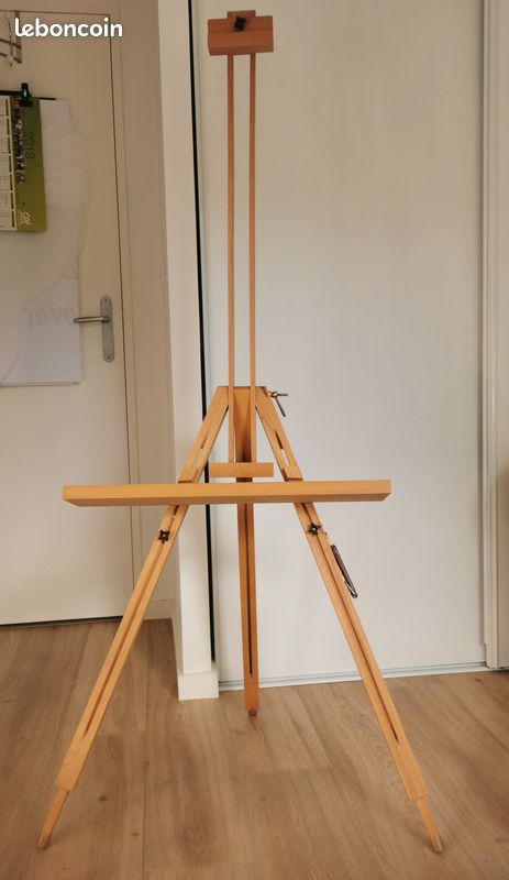 Chevalet de peintre en bois de hêtre (image 1)