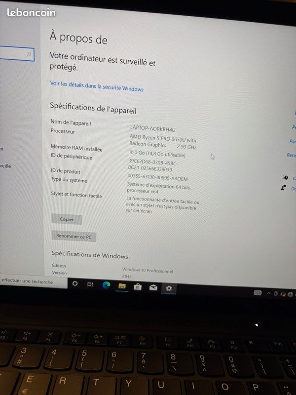 PC Portable Neuf – Jamais Utilisé – Sous Garantie (image 11)