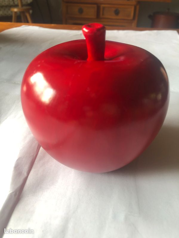 Décoration Pomme Rouge céramique - Nature morte (image 2)