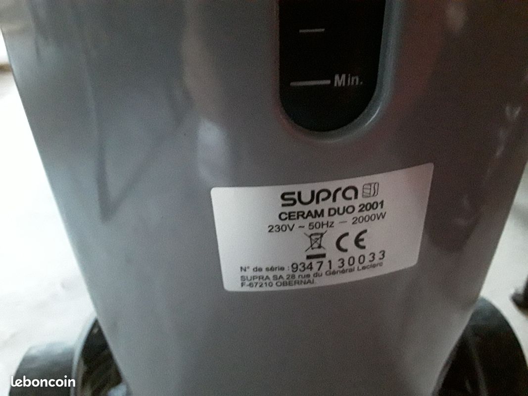 Chauffage d appoint suppra (image 1)