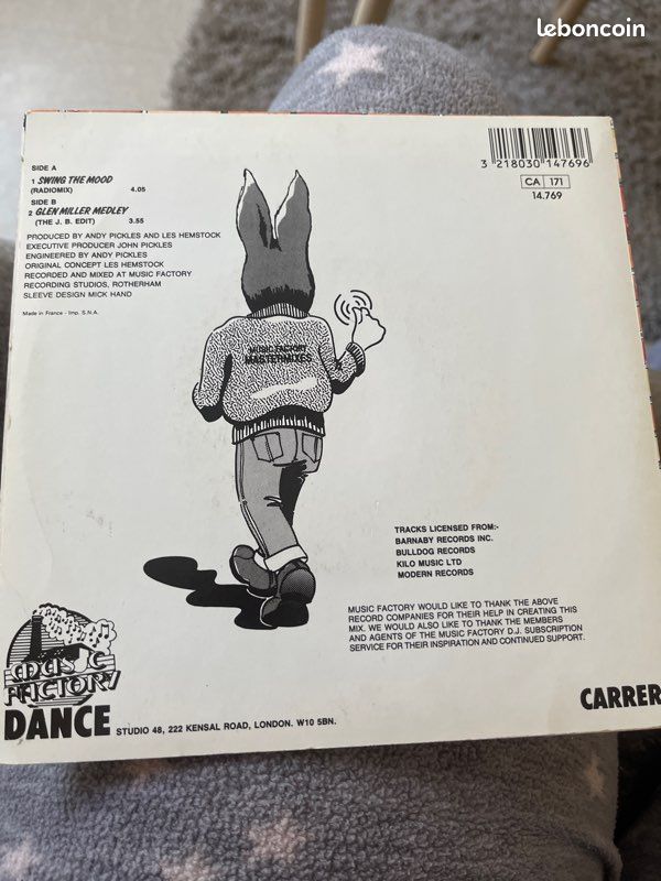 Vinyl 45 tours (JIVE BUNNY ) (image 2)