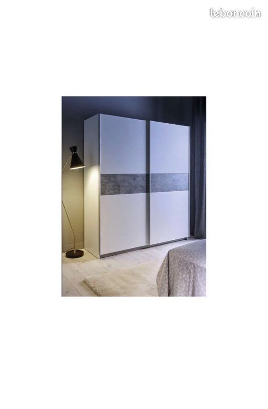Armoire 2 portes coulissantes neuve (image 1)