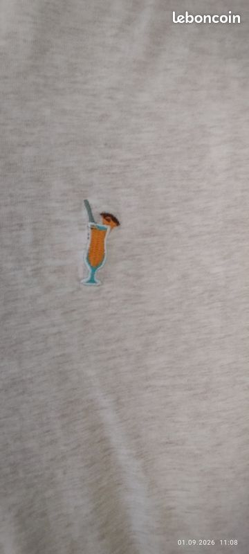 T-shirt beige JULES taille L (image 4)