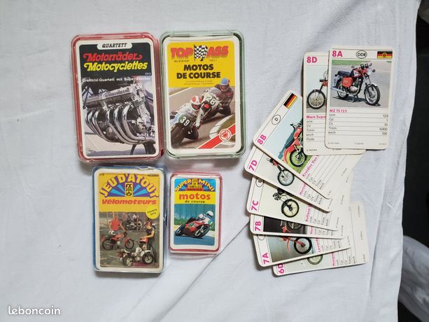 Jeu D’atout Vintage Cross-Country - Cartes à Jouer Rétro - Occasion En Très Bon état