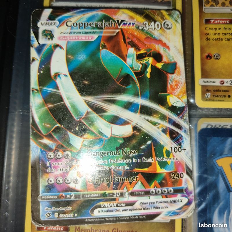 copperajah vmax pokemon card value 2020 Pokemon Copperajah VMAX 199/192 Rebel Clash HOLO