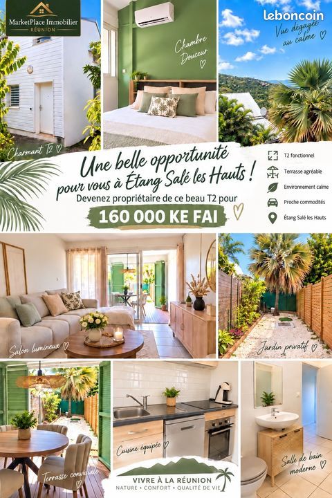 Appartement 3 pièces 39 m² · à L'Étang-Salé · 39 m² · 160 000 €