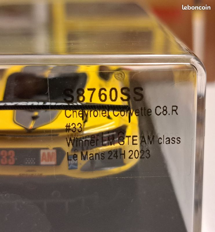 Chevrolet Corvette C8.R n° 33 Vainqueur 24h Le Mans 2023 1/18 Top Speed TS0522
