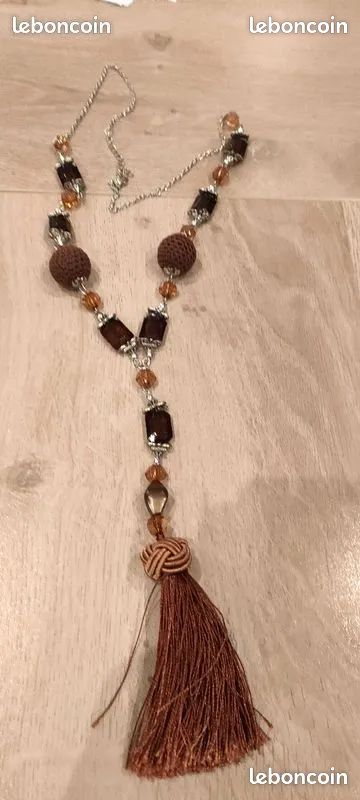 Collier Sautoir pompom (image 2)