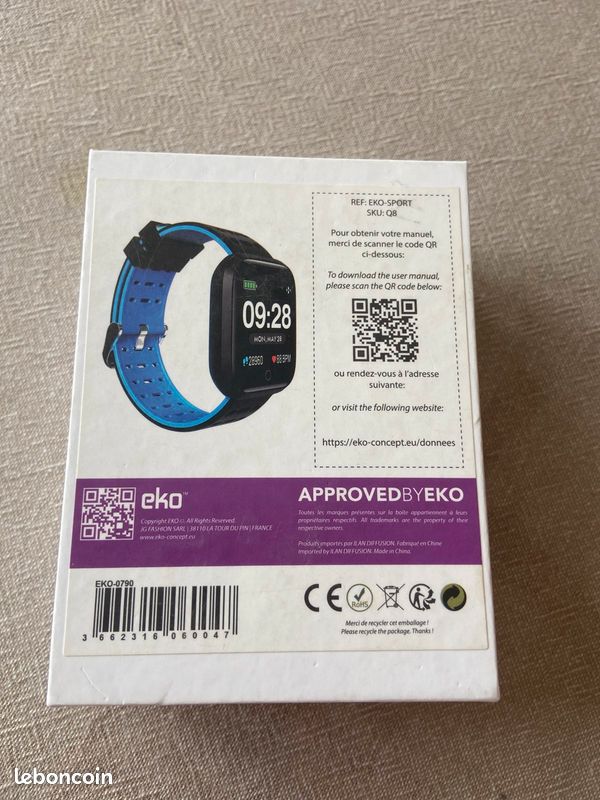 Bracelet Connecté Montre ConnectÃ©e Crystal Eko Avis Avis Montre