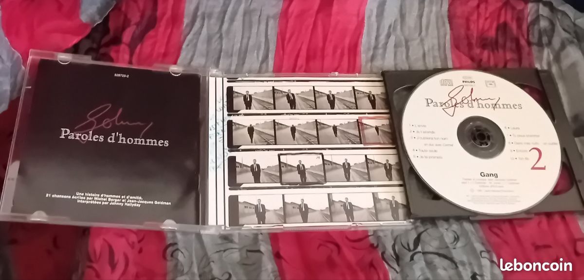 Double album cd Johnny Hallyday " Paroles d'hommes " (image 7)