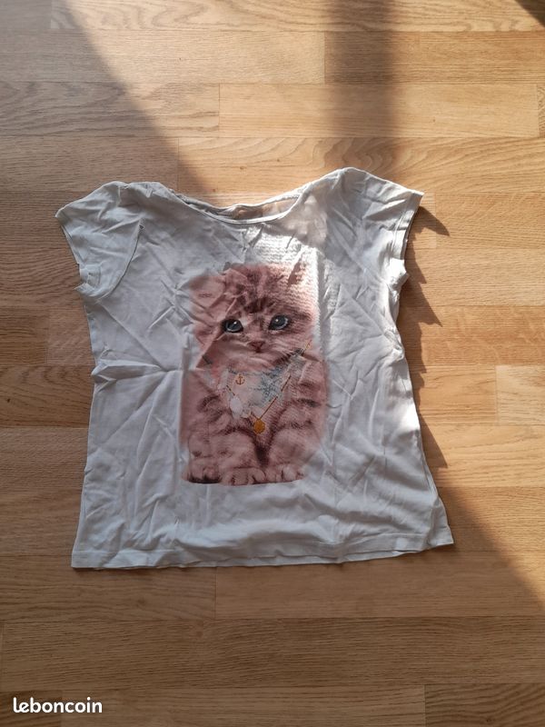 Haut de pyjama Ă dessin chat đ± (image 1)