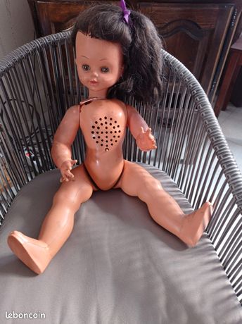 Poupée Bella Ancienne – 30cm, Fabrication Française Années 1940 (Neuf)