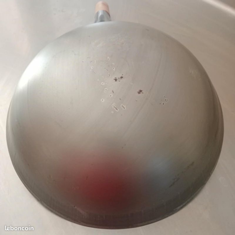Véritable Poêle wok acier hongkong 33 cm (image 5)