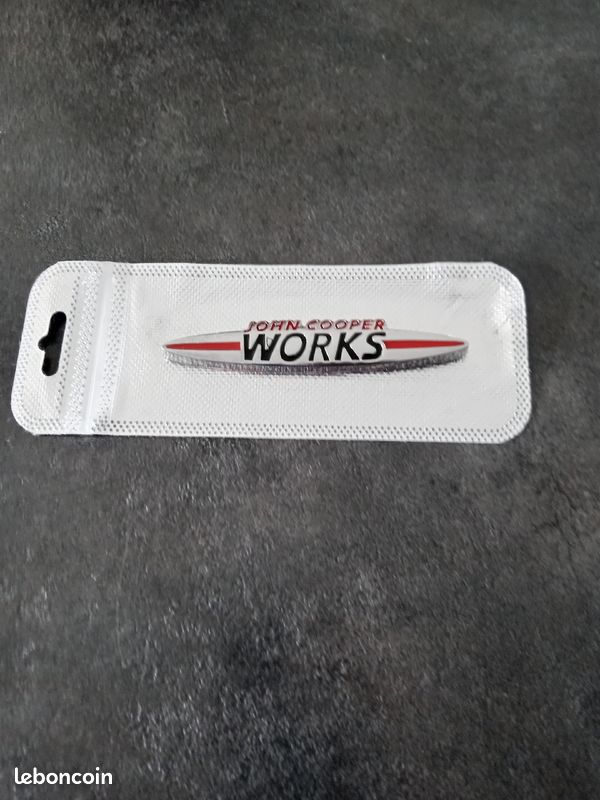Mini Emblème original John Cooper Works JCW JCW 50 mm pour de nombreux modèles