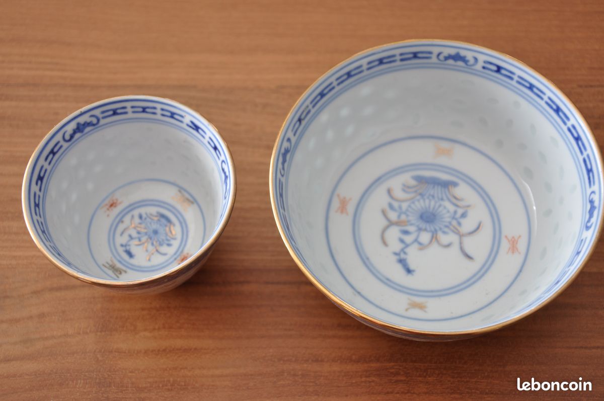 Bols - asiatiques - chinois 1 grand 1 petit (image 2)