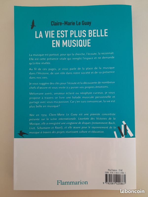 La vie est plus belle en musique 🎶 (Claire Marie Le Guay) 📘 grand format (image 2)