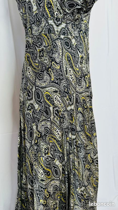 Robe longue en soie American Retro (image 6)