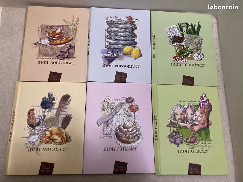 Lot de 12 albums de la collection « La cuisine des métiers » (TBE) (image 1)