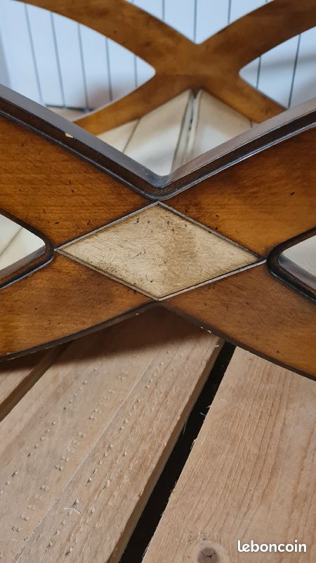 Table basse bois et verre (image 2)