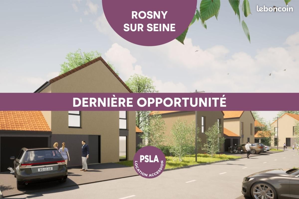 Maison 4 pièces 90 m² · à Rosny-sur-Seine · 90 m² · 273 100 €