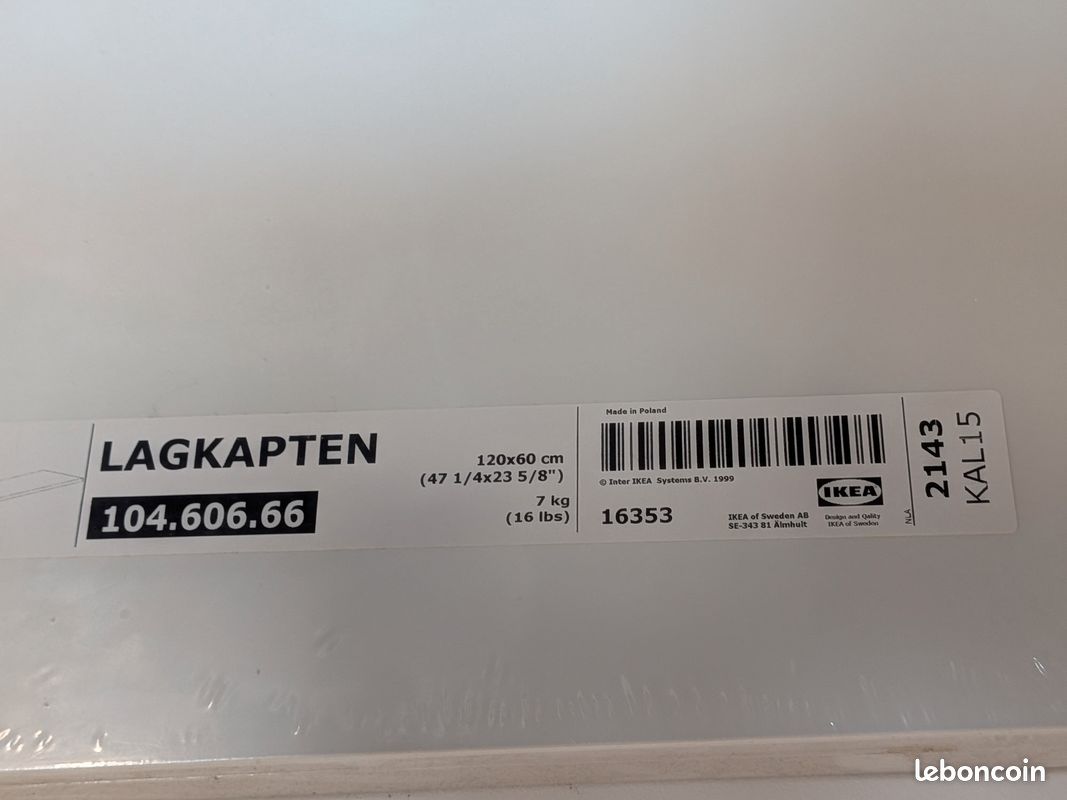 Plateau blanc ikea (image 2)