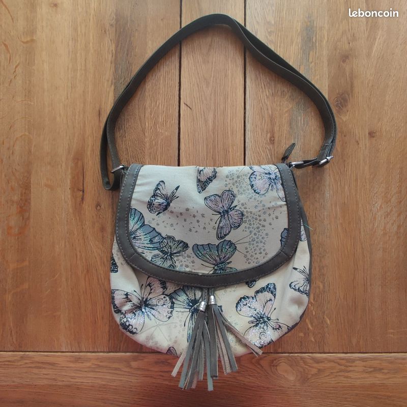 Rabat Sac Gemo Femme Sac à Bandoulière Avec Papillons GEMO