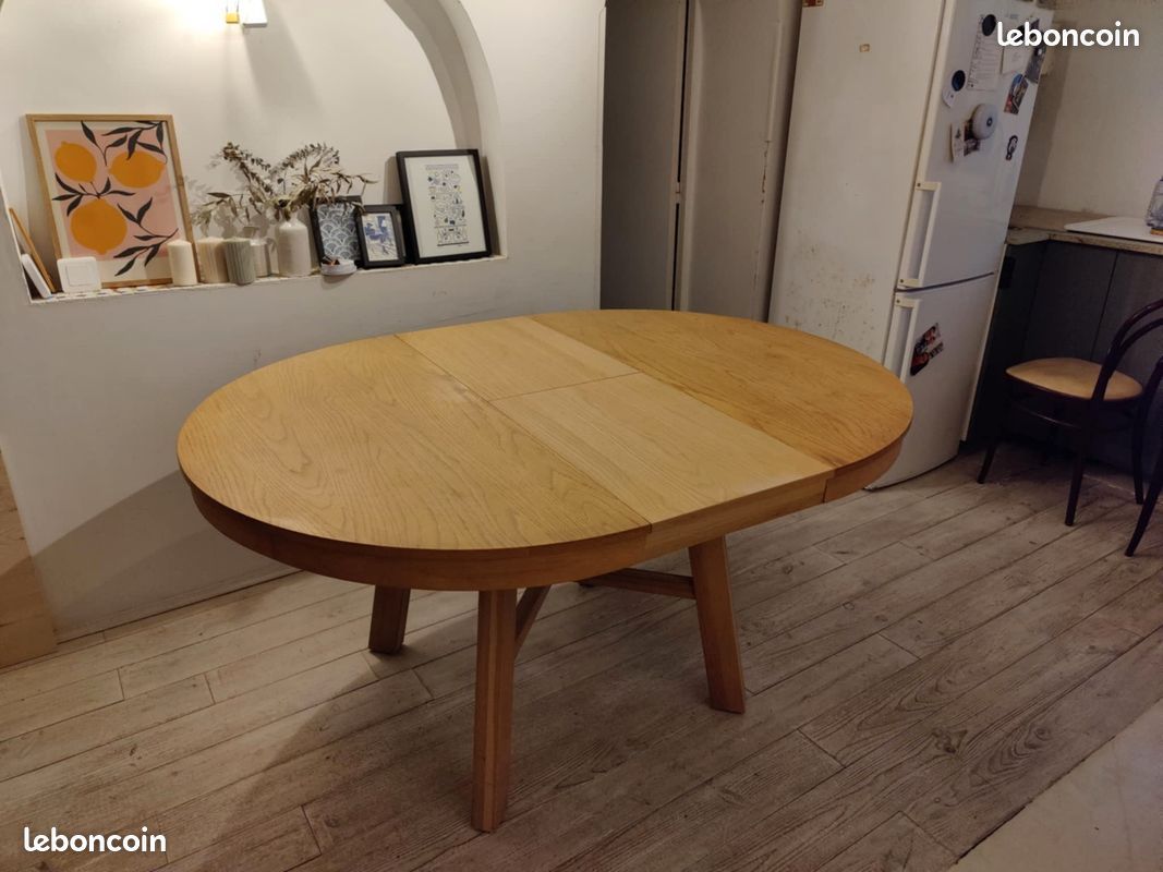 Table ronde extensible 4 à 8 couverts, Zebarn - La Redoute (image 4)
