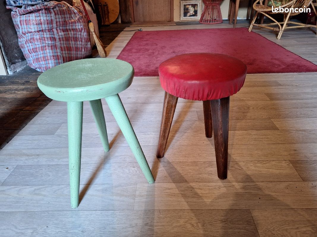 Lot de deux petits tabouret (image 1)