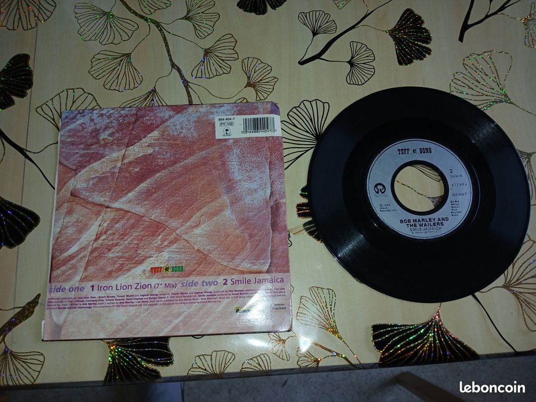 Vinyle 45T bob marley (image 2)
