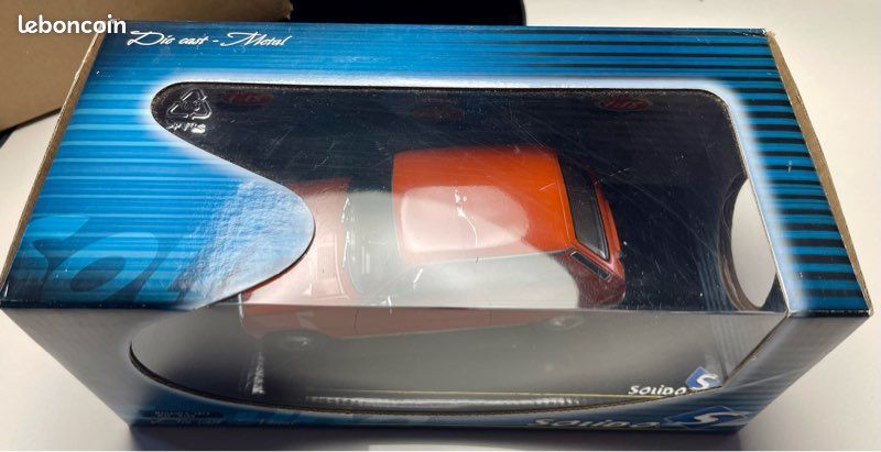 Renault 5 Orange 1972 – Solido 1/18 – Réf 8185 – Miniature Zamak