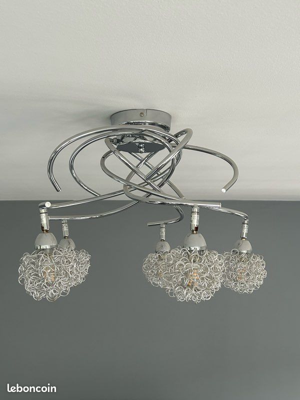 Lustres 5 boules led (image 5)