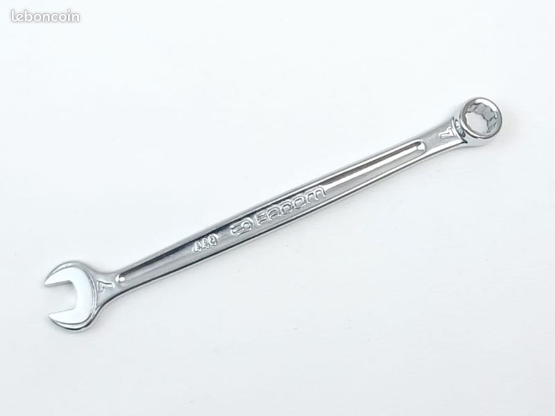 Clés mixtes 7 mm FACOM Tête fourche OGV 12 pans - 440.7 (image 1)
