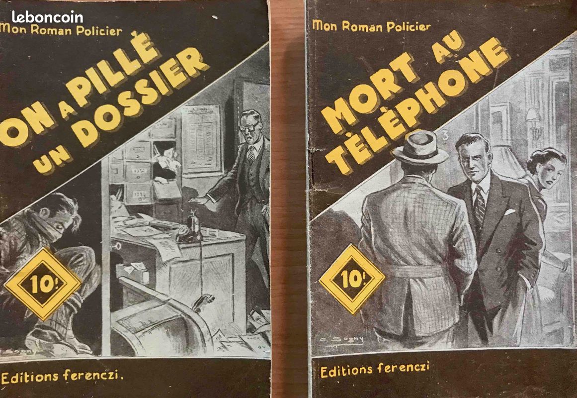 📚 Mon Roman Policier (mini récits) N°154 au N°174 (Ferenczi 1951) (image 2)