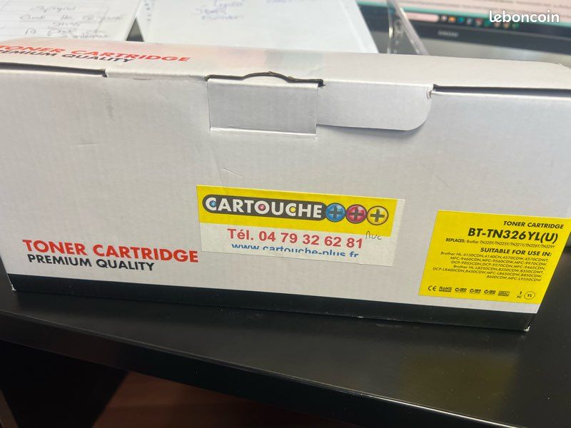 🖨️ Toner BT-TN326Y Jaune – Neuf (image 2)